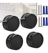 Black Frameless Mirror Mounting Hardware Kit Zinc Alloy Mirror Holders Mirror Mounting Brackets G...