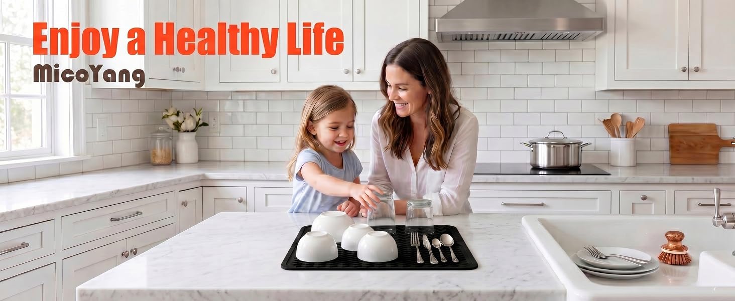 MicoYang dish drying mat for Multiple Usage