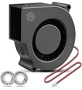 WDERAIR Small 12V DC Centrifugal Brushless Blower Fan High Speed Inflatable Turbo Fan Replacement...