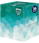 Kleenex Professional Facial Tissue, Bulk (21270), 2-Ply, White, Upright Cube Boxed Format, Design...
