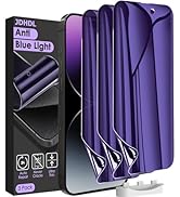 JDHDL [3 Pack for iPhone 15 Pro Max Privacy Screen Protector (NOT Glass), [Anti-Spy][Anti Blue Li...
