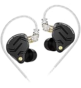 KZ ZS12 PRO X in Ear Monitor IEM Headphones,1DD+5BA Hybrid Wired Gaming Earbuds,KZ in Ear Monitor...