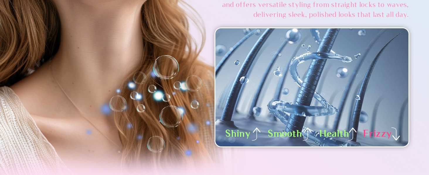 211 blue hair straightenr