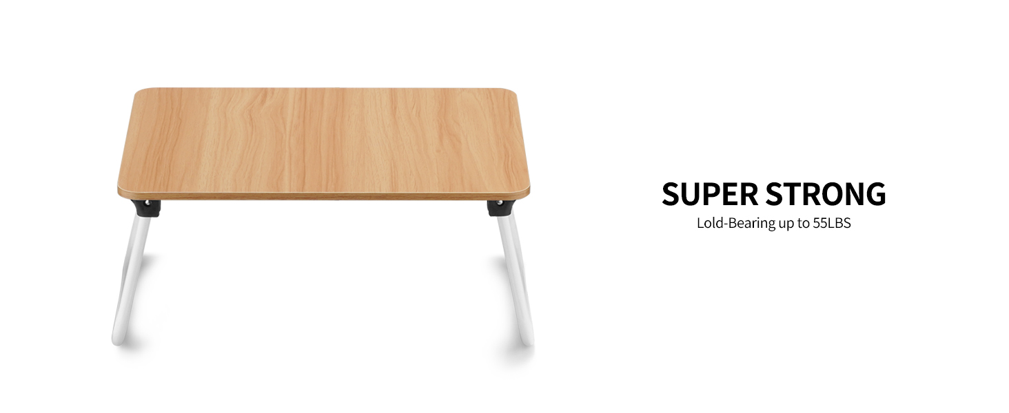 ZEAPTAC Laptop Bed Desk Foldable Lap Table