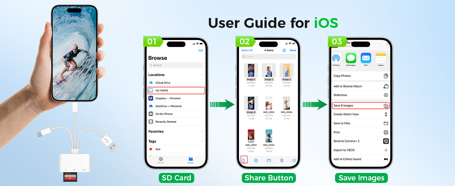 sd card reader for iphone 13