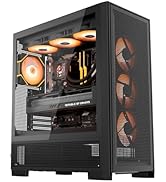 darkFlash AIR NOVA E-ATX PC Case, Six-Sided Ventilated Mid-Tower Gaming Case, Up to 420mm Radiato...