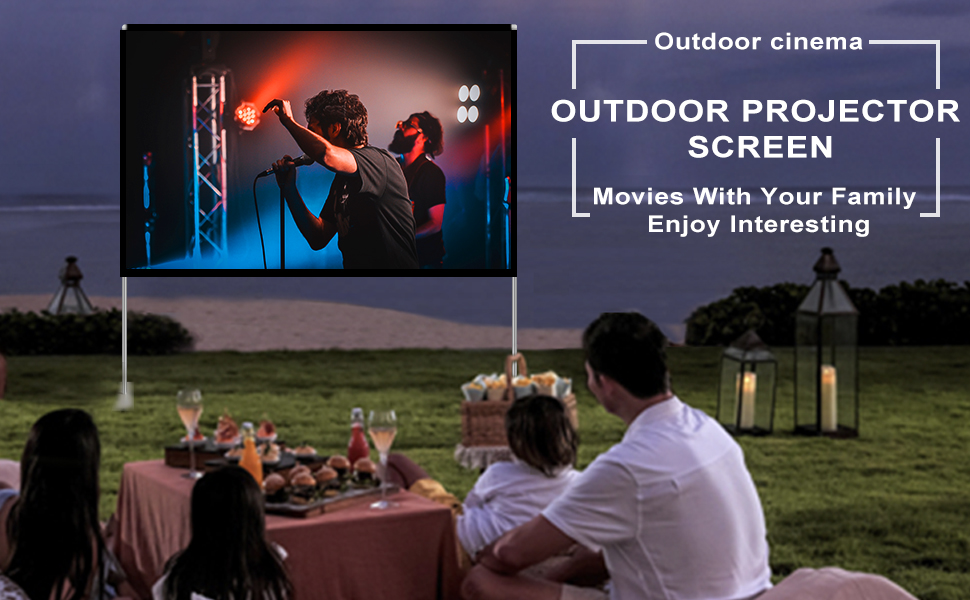 OUTDOOR PROJECTOR SCREEN