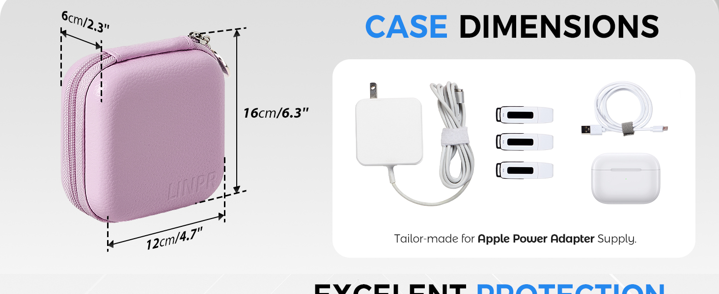 macbook charger case organizer laptop tech pouch bag charger travel traveling portable chargers