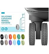 10-Pack Upgrade Silicone Luggage Wheel Protectors Covers for Suitcases – Universal Fit 2-2.4 Inch...