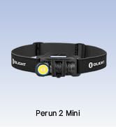 OLIGHT Perun 2 Mini Headlamp 1100 Lumens LED Head Flashlight, Rechargeable Headlight with Red Lig...