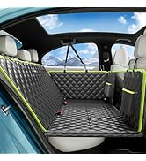 Dog Car Seat Cover for Back Seat, Waterproof Leather Fabric Back Seat Extender for dogs 52.4 * 24...