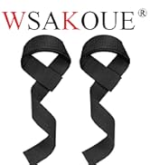 WSAKOUE Lifting Straps, Weightlifting Straps, Deadlift Straps