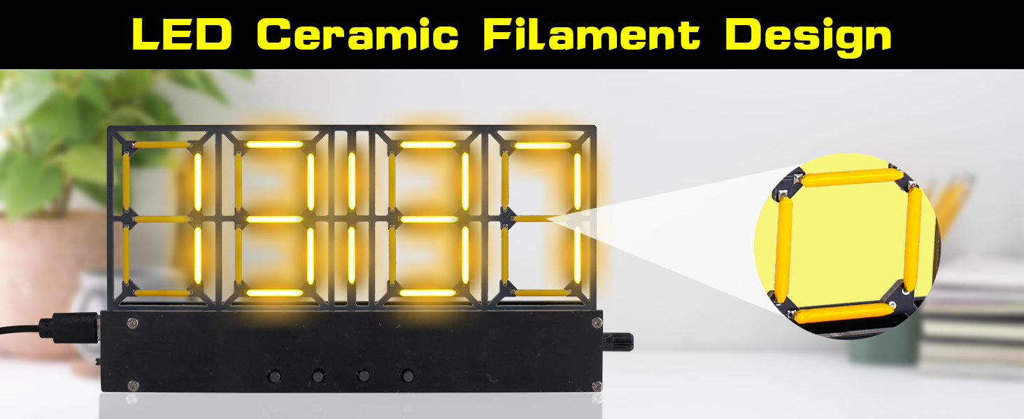 led ceramic filament design