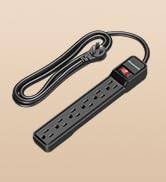 DEWENWILS 6-Outlet Power Strip Surge Protector with 10 Foot Long Extension Cord, Low Profile Flat...