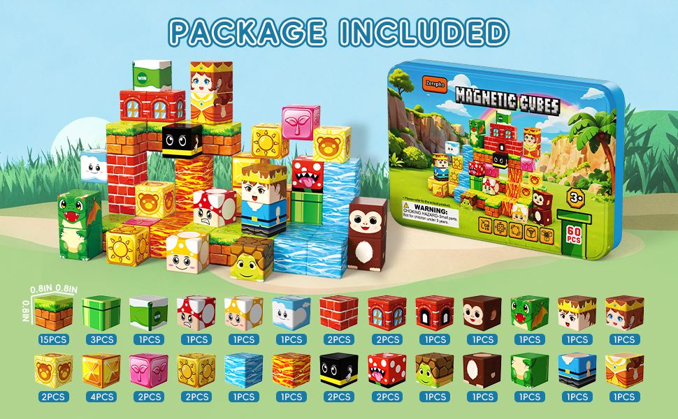 mini magnetic blocks travel