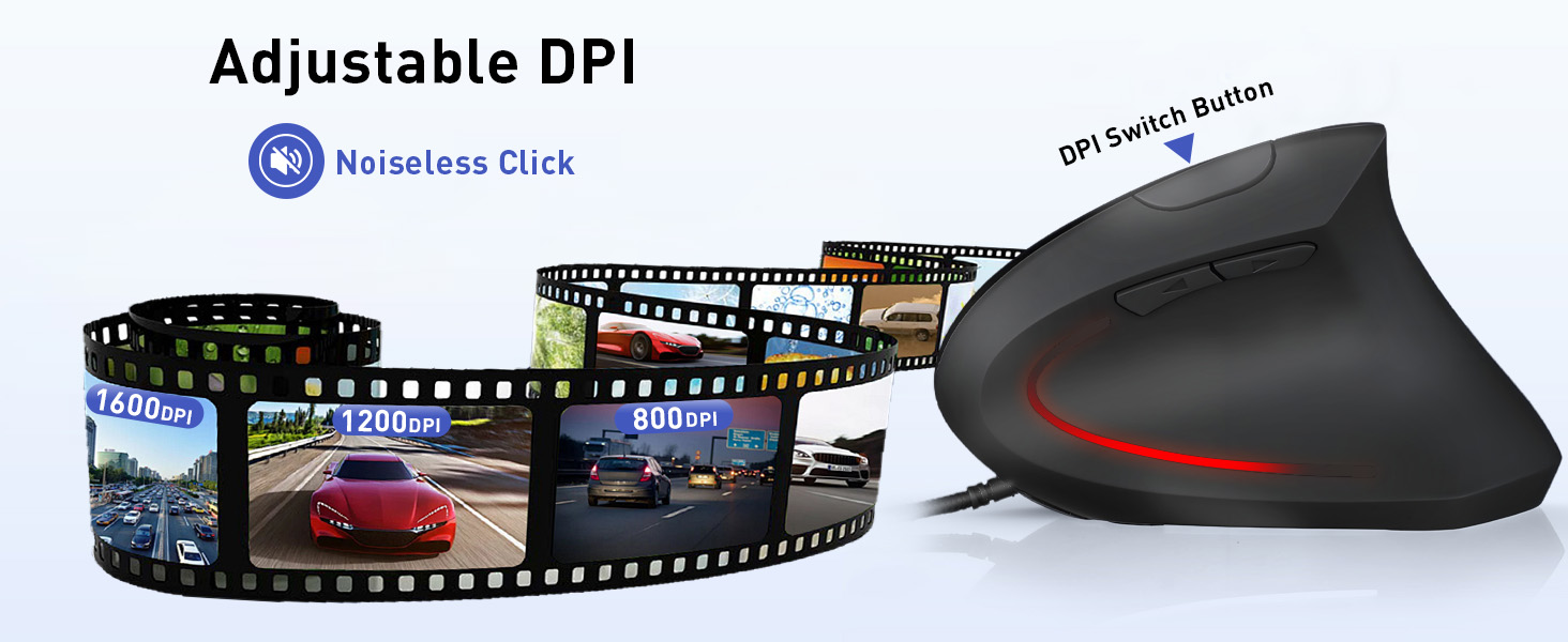 Wired Ergonomic Mouse