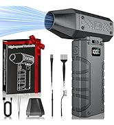 Electric Compressed Air Duster 100 Gear Adjustable 130000RPM Powerful Air Duster for Cleaning wit...