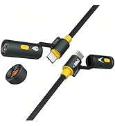 chubbycable ChubbyWild 240W Rugged Charging Cable with Arc Ignite and Emergency Light USB C Fast ...