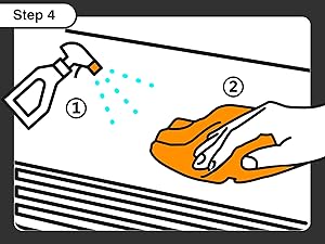 clean the surface with a suitable cleaner depending on the dashboard materials to remove adhesives