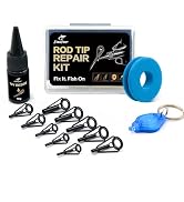 FishTrip Rod Tip Repair Kit, 20/60/70/90/230pcs Fishing Rod Tips Replacement Kit Stainless Steel ...