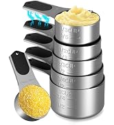 Stianless Steel Magnetic Measuring Cups,Kitchen Aid Cups Measuring set for Liquid &amp; Dry Ingredien...