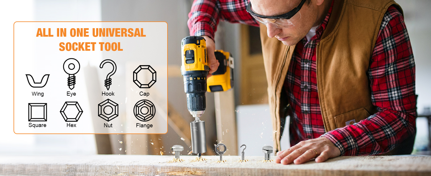 ALL in one universal socket tool