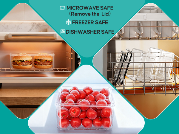 Food Storage Containers with Lids Airtight