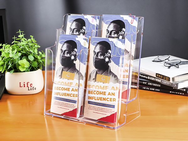 Acrylic Brochure Holder 8.5x11 &amp;amp; 4 x9 Inches