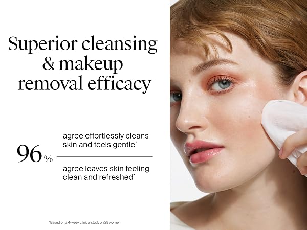 Superior cleansing and makeup removal efficacy, makeup remover wipes micellar cleansing wipes