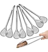 TOPZEA 4 Pack 12 Inch Stainless Steel BBQ Tongs, Heat Resistant 600°F Locking Kitchen &amp; Grill Coo...