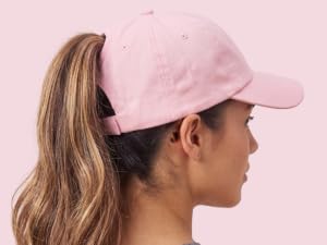 Ponytail with hat