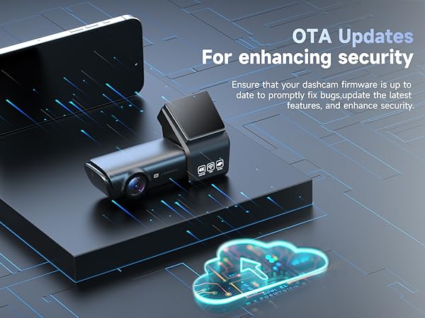 OTA Updates For enhancing security dash cam