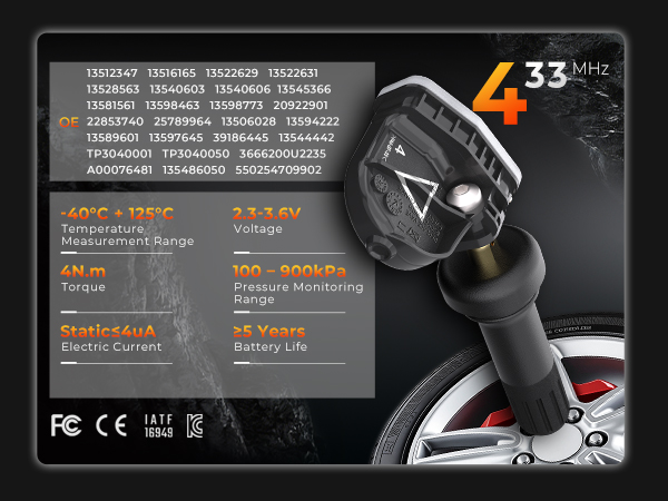 TIRE PRESSURE MONITORING SYSTEM SENOSR 