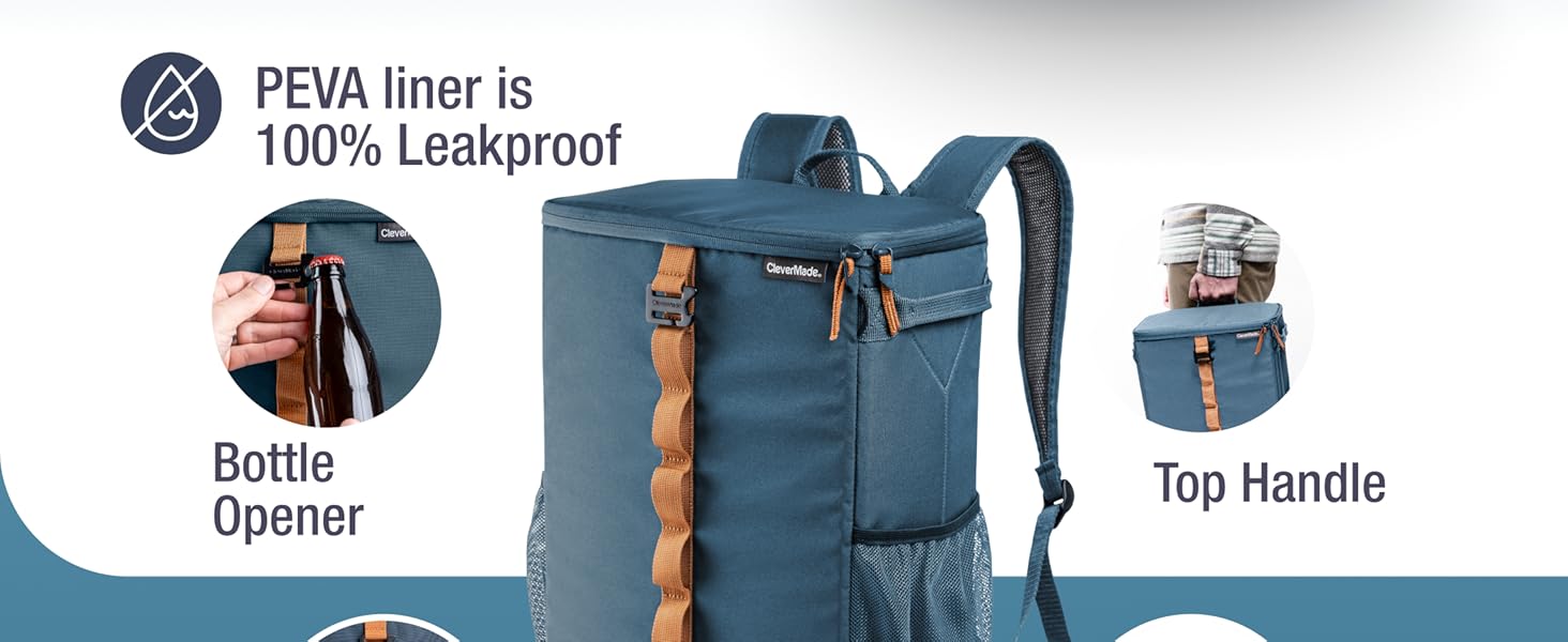 Tahoe Collapsible Cooler backpack