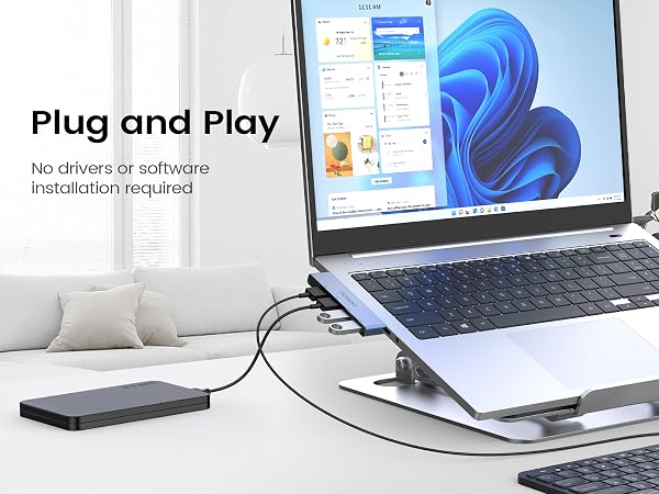 MOSWAG USB Hub for Laptop