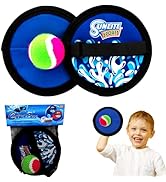Sunlite Sports Catch Pads Toss and Catch Ball Game Set, Includes 2 Hand Pads and 1 Ball, Backyard...