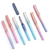 WRITECH Liquid Ink Rollerball Pens Pack of 8, Quick Dry No Bleed Roller Pens 0.5mm Black Pens for...