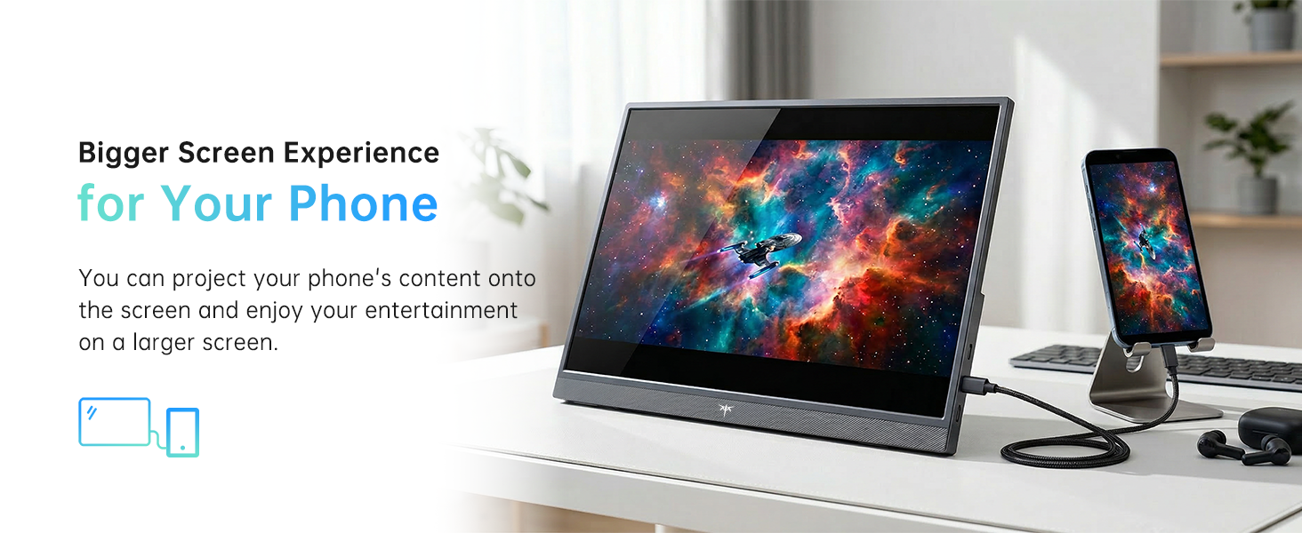 Bigger Screen Experience for Your Phone