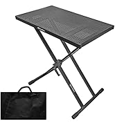 AxcessAbles Light Weight Portable DJ Table Stand with Gig Bag | X Style Keyboard Stand, Tabletop ...