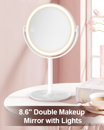 lighted makeup mirror