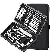 Manicure Set Nail Clippers Pedicure Kit 20 Pieces Stainless Steel Manicure Kit, Professional Groo...