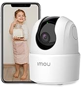 Imou 2K WiFi Security Camera Indoor Pet Dog Baby Camera with AI Human/Motion/Sound Detection, 360...