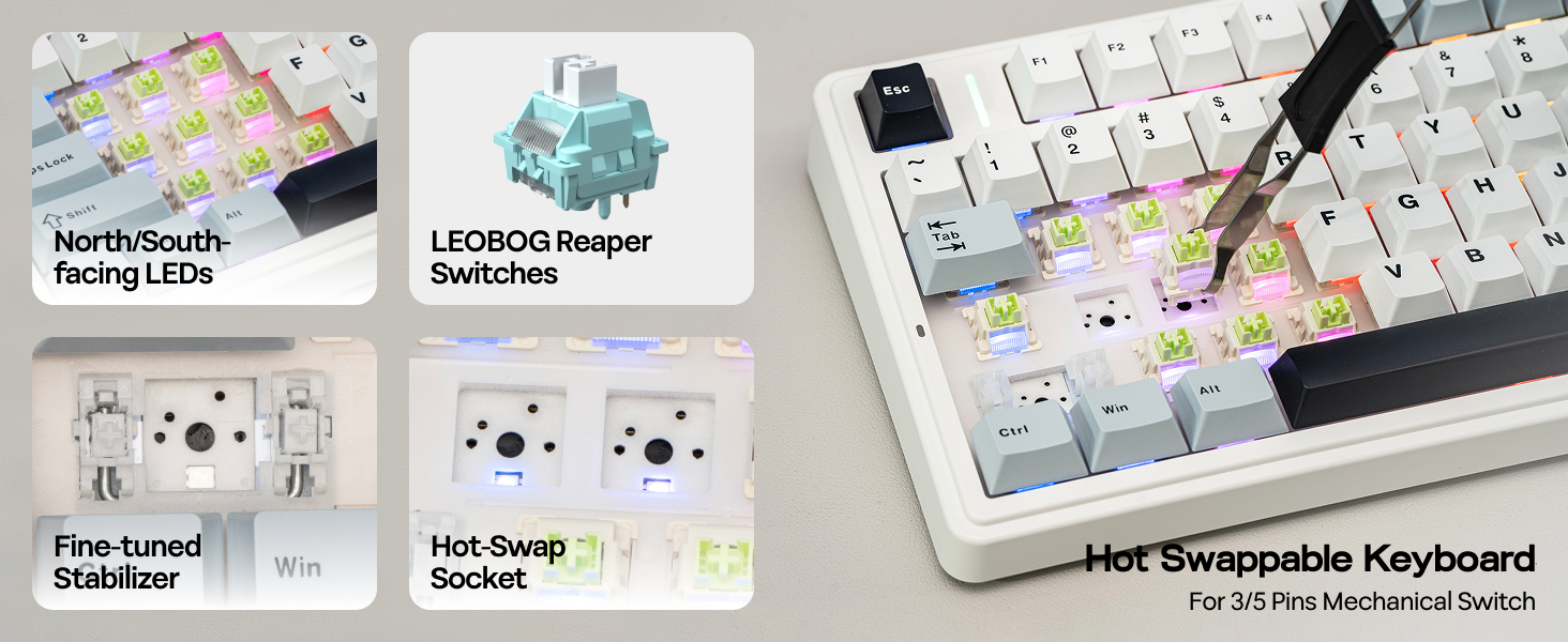 75% Wireless Gaming Keyboard