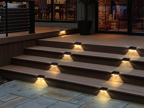solar fence lights outdoor