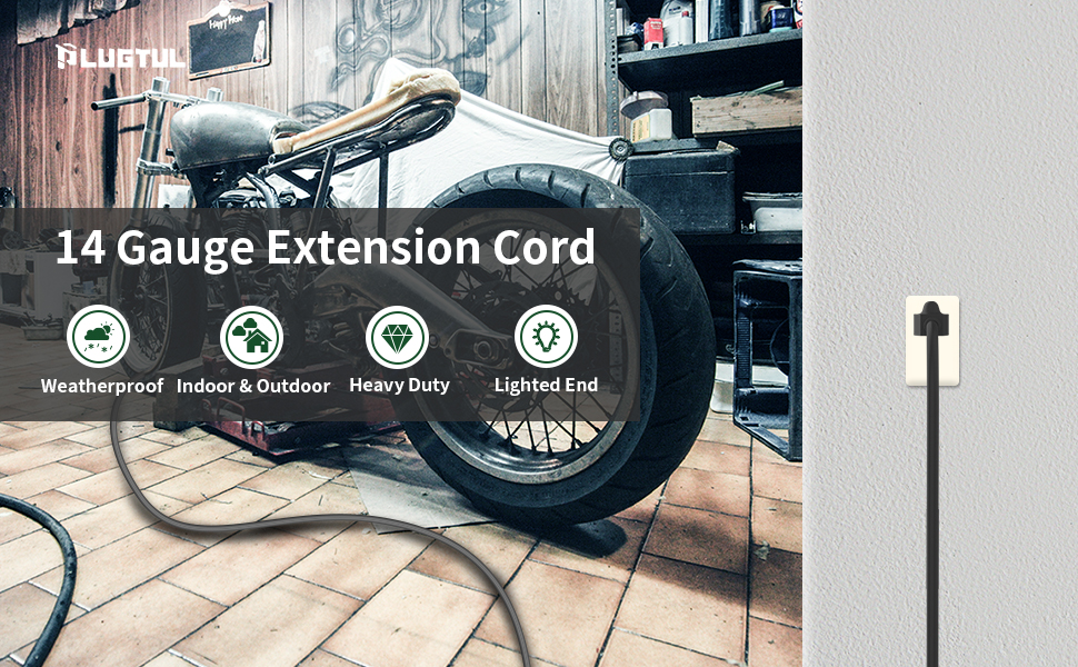 outdoor extension cord with multiple outlets waterproof black 15a extension cord