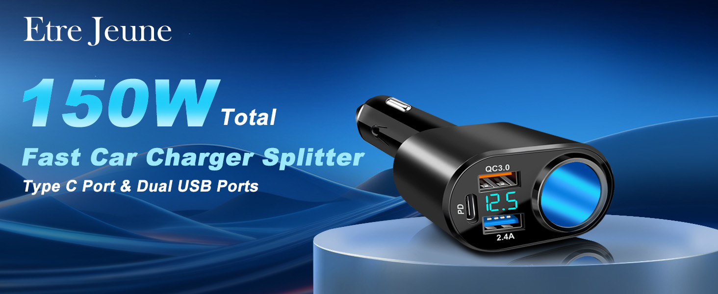 USB C Car Charger