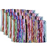 SPN-FOR1 Natural Chindi Jute Placemats Set of 4 Vintage Boho 13x19 Inch Table Mats for Kitche...