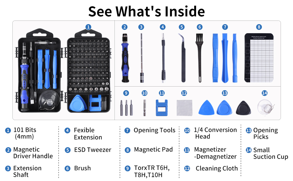 portable plastic case for electronics tool kit 
