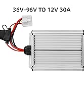 12V 30A 360W DC-DC 96V 84V 72V 60V 48V 36V to 12V high-Power Converter Voltage Reducer, Suitable ...