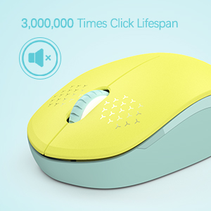 Wireless Mouse Yellow